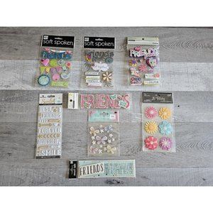Sticker Lot - Happy Birthday Party Cake Scrapbooking 3D Stickers Jolees RARE #28